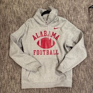ALABAMA Nike Gray & Crimson Alabama Football hoodie